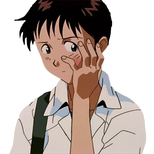 😖 Стикер «Shinji Ikari» для Telegram