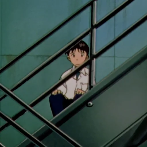 😐 Стикер «Shinji Ikari» для Telegram