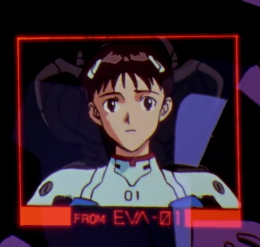 📺 Стикер «Shinji Ikari» для Telegram