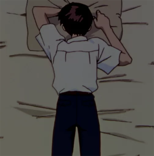 😔 Стикер «Shinji Ikari» для Telegram