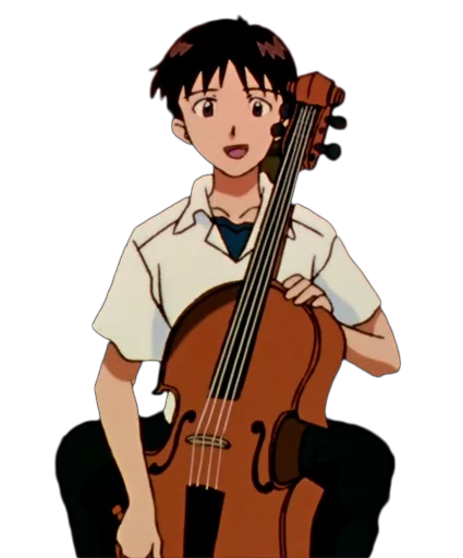 🎼 Стикер «Shinji Ikari» для Telegram