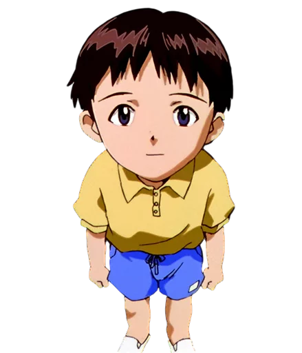 👦 Стикер «Shinji Ikari» для Telegram
