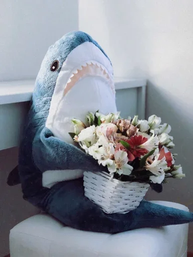 🌺 Стикер «Ikea Shark» для Telegram