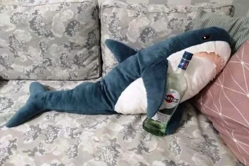 🥃 Стикер «Ikea Shark» для Telegram