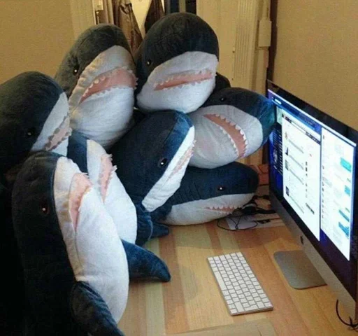 🖥 Стикер «Ikea Shark» для Telegram