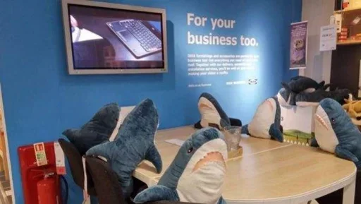 😐 Стикер «Ikea Shark» для Telegram