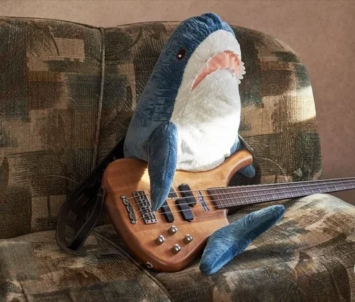🎸 Стикер «Ikea Shark» для Telegram