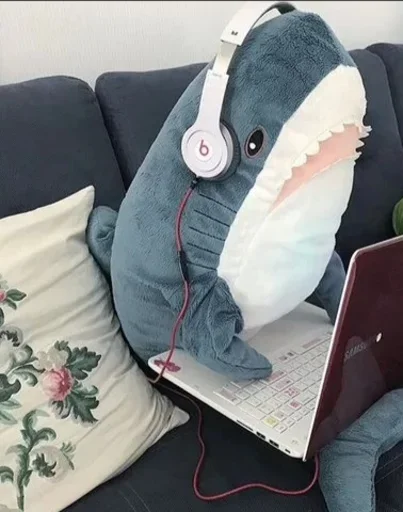 🎧 Стикер «Ikea Shark» для Telegram