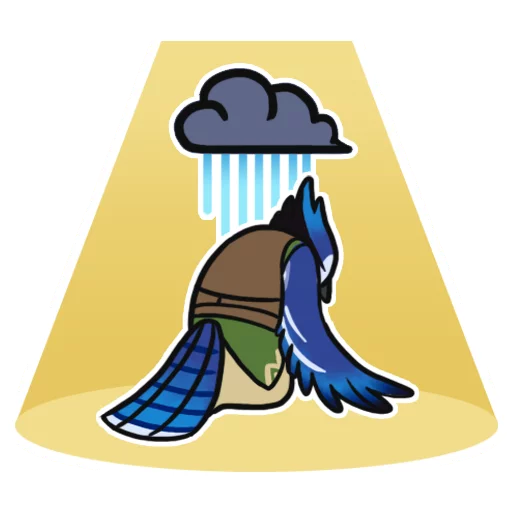 🌧 Стикер «Ikebirb» для Telegram