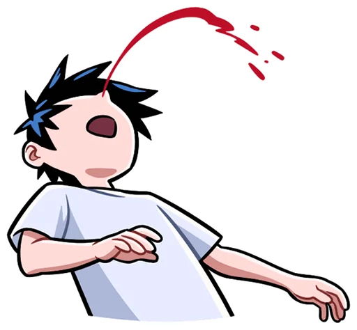 😵 Стикер «Икки без надписей» для Telegram
