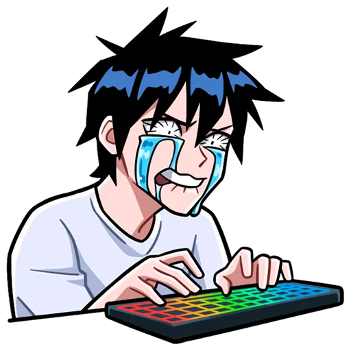 😭 Стикер «Икки без надписей» для Telegram