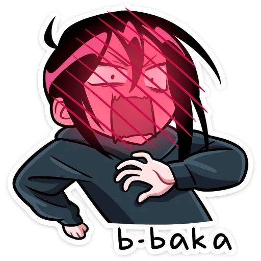 😡 Стикер «Икки и Мори» для Telegram