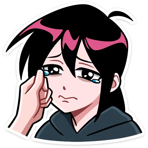 😭 Стикер «Икки и Мори» для Telegram