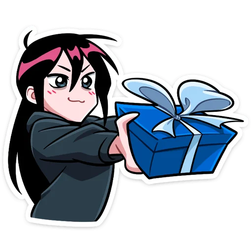 💝 Стикер «Икки и Мори» для Telegram