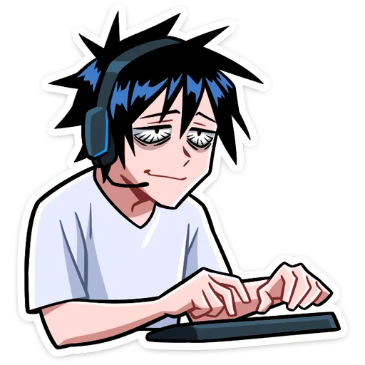 😴 Стикер «Икки и Мори» для Telegram