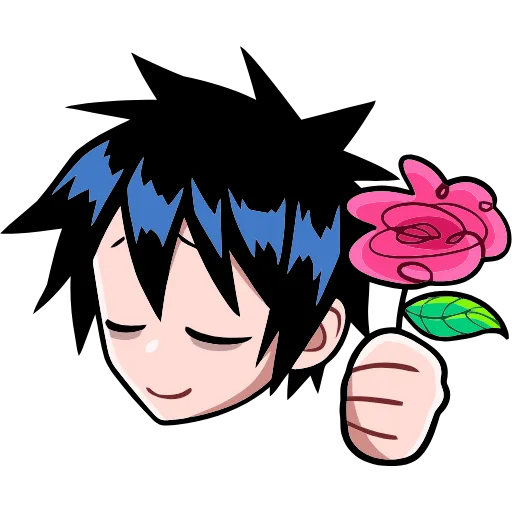 🌺 Эмодзи «Икки и Мори» для Telegram