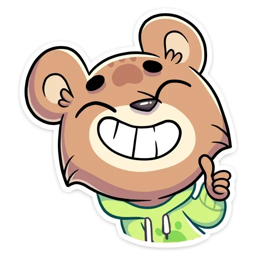 👍 Стикер «Бурый Илай» для Telegram