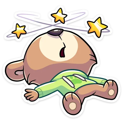 😵 Стикер «Бурый Илай» для Telegram