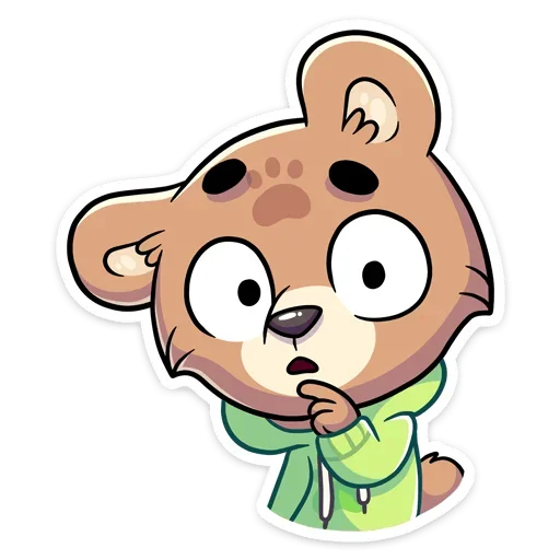🤔 Стикер «Бурый Илай» для Telegram