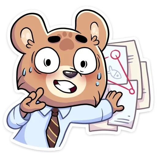 📊 Стикер «Бурый Илай» для Telegram