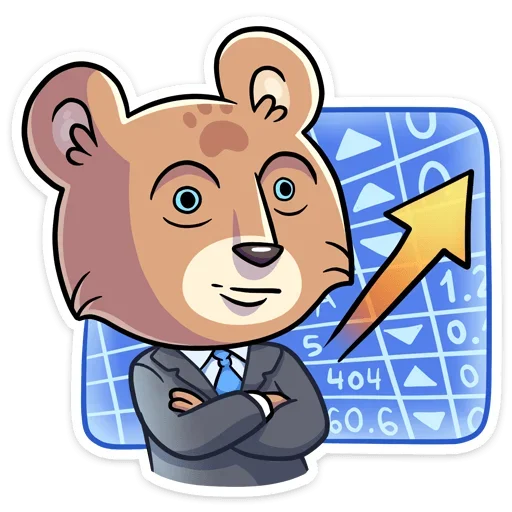 📈 Стикер «Бурый Илай» для Telegram