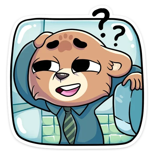❓ Стикер «Бурый Илай» для Telegram