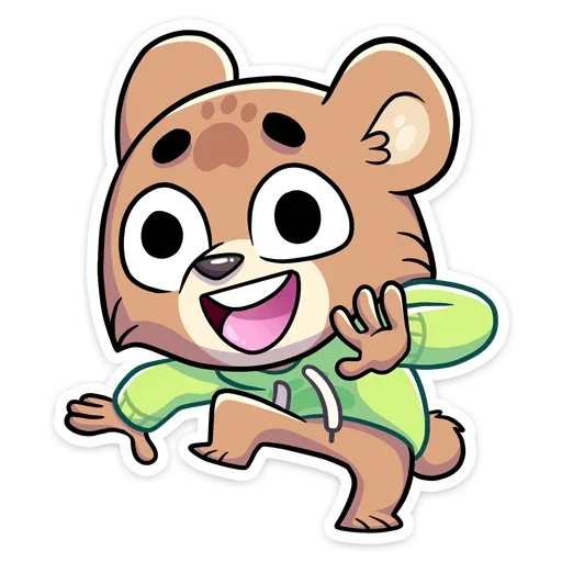 🤩 Стикер «Бурый Илай» для Telegram