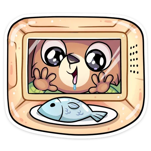🐟 Стикер «Бурый Илай» для Telegram