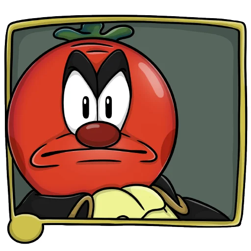 😐 Стикер «Il Cavalier Pomodoro» для Telegram