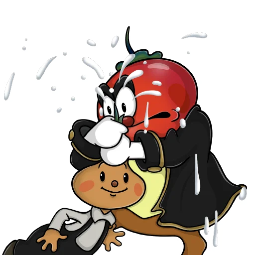 😡 Стикер «Il Cavalier Pomodoro» для Telegram