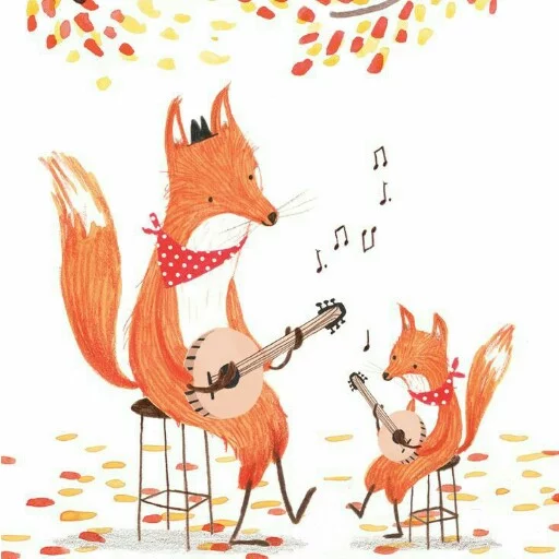 🎼 Стикер «Illustrations» для Telegram