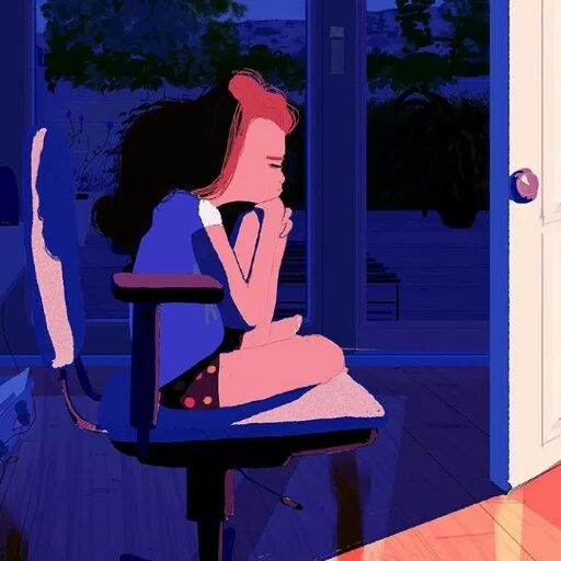 😔 Стикер «Illustrations» для Telegram