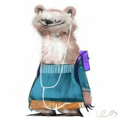 🎧 Стикер «Illustrations» для Telegram