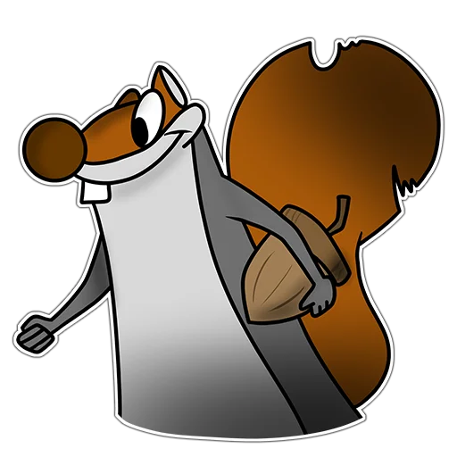 ☺️ Стикер «Squirrels» для Telegram