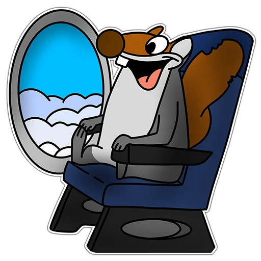 🚶 Стикер «Squirrels» для Telegram