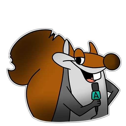🗣 Стикер «Squirrels» для Telegram