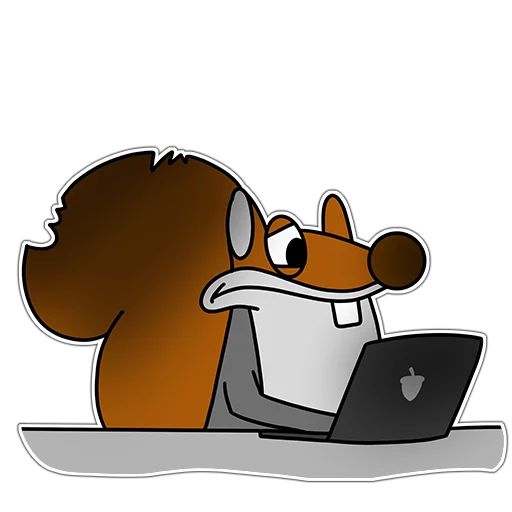 👨‍💻 Стикер «Squirrels» для Telegram