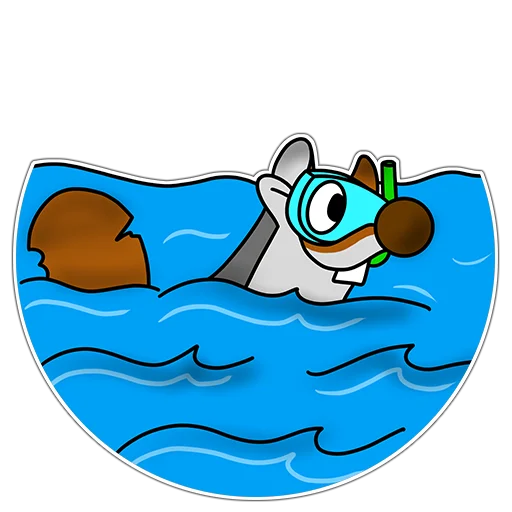🐬 Стикер «Squirrels» для Telegram