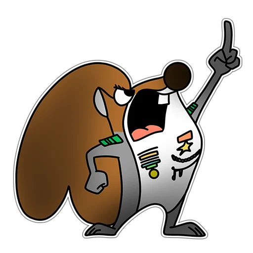 👨‍✈️ Стикер «Squirrels» для Telegram