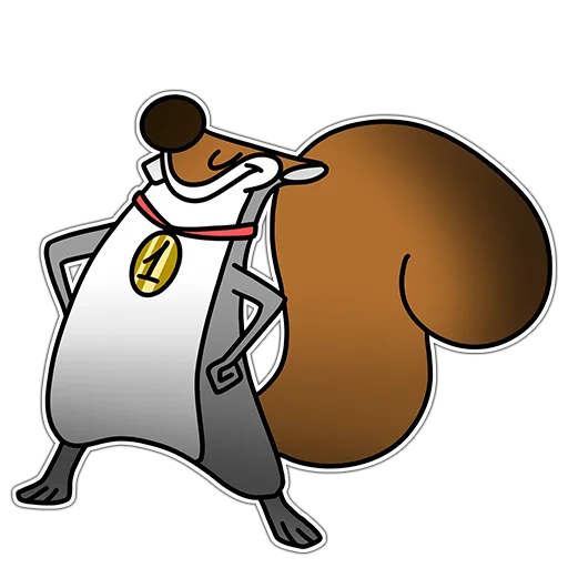 🥇 Стикер «Squirrels» для Telegram