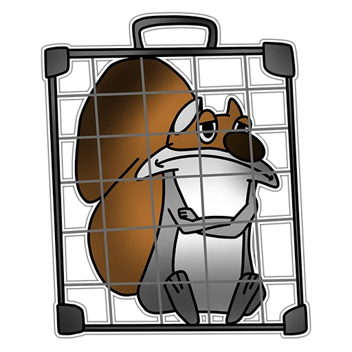 🏠 Стикер «Squirrels» для Telegram