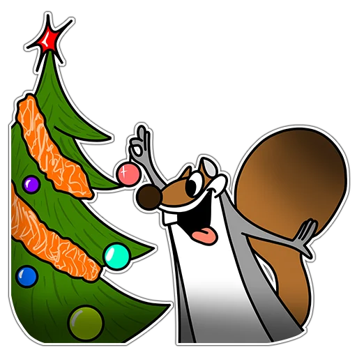🤶 Стикер «Squirrels» для Telegram