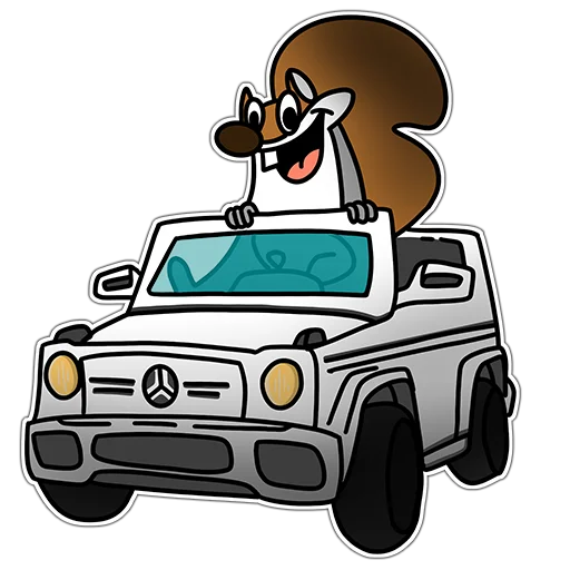 🚖 Стикер «Squirrels» для Telegram