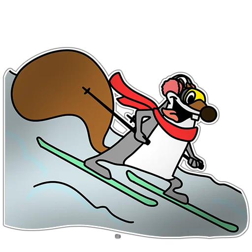 🚵 Стикер «Squirrels» для Telegram