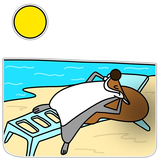 🏝 Стикер «Squirrels» для Telegram