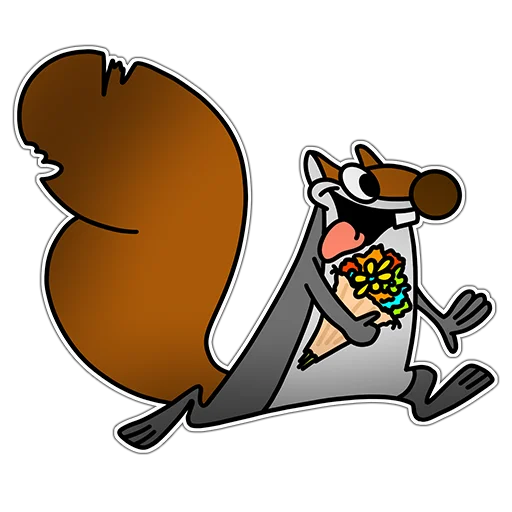 💐 Стикер «Squirrels» для Telegram