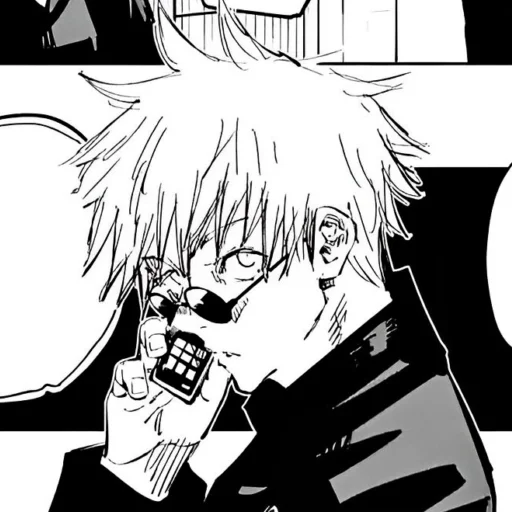 📞 Стикер «Gojo Satoru Jujutsu Kaisen» для Telegram