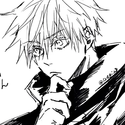 🧐 Стикер «Gojo Satoru Jujutsu Kaisen» для Telegram