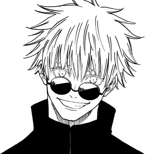 😄 Стикер «Gojo Satoru Jujutsu Kaisen» для Telegram