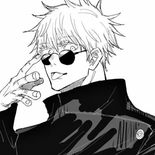 😜 Стикер «Gojo Satoru Jujutsu Kaisen» для Telegram